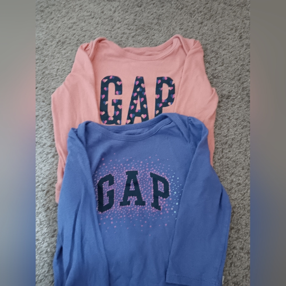 2 Gap Onesie Shirts